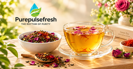 10 Surprising Benefits of Kesar-Rose Detox Green Tea for Glowing Skin & Weight Loss