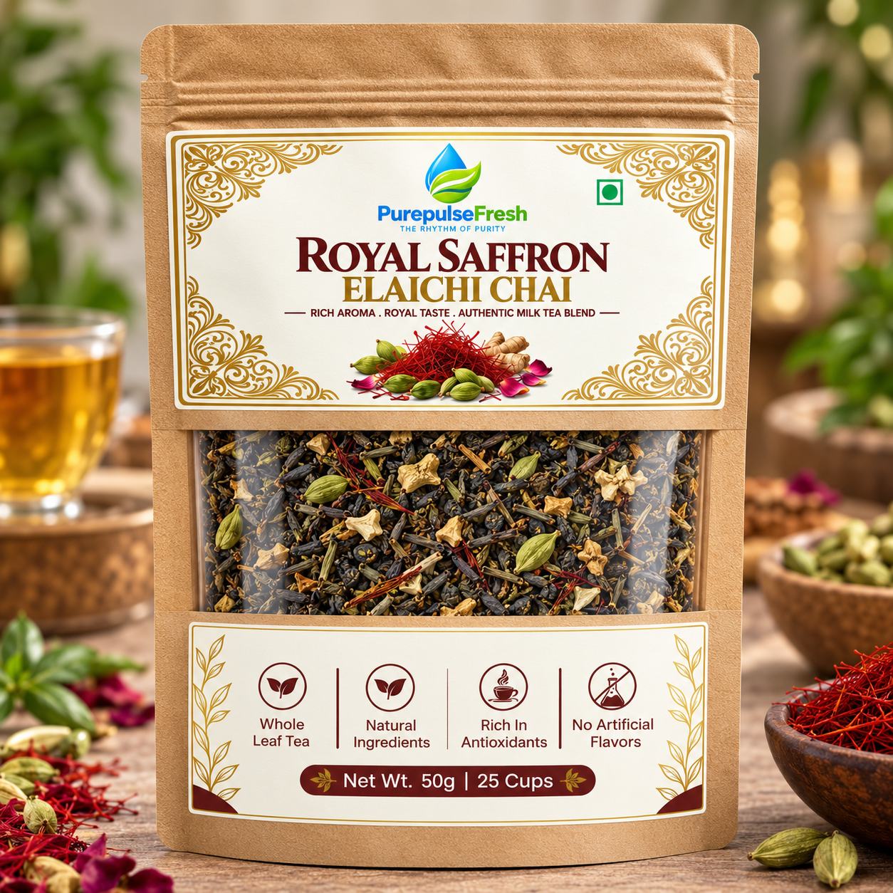 Royel Saffron-Elaichi Chai